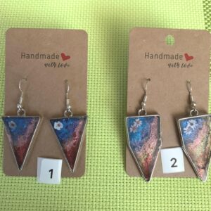 Ohrringe aus Epoxidharz – handgemachte Unikate 1