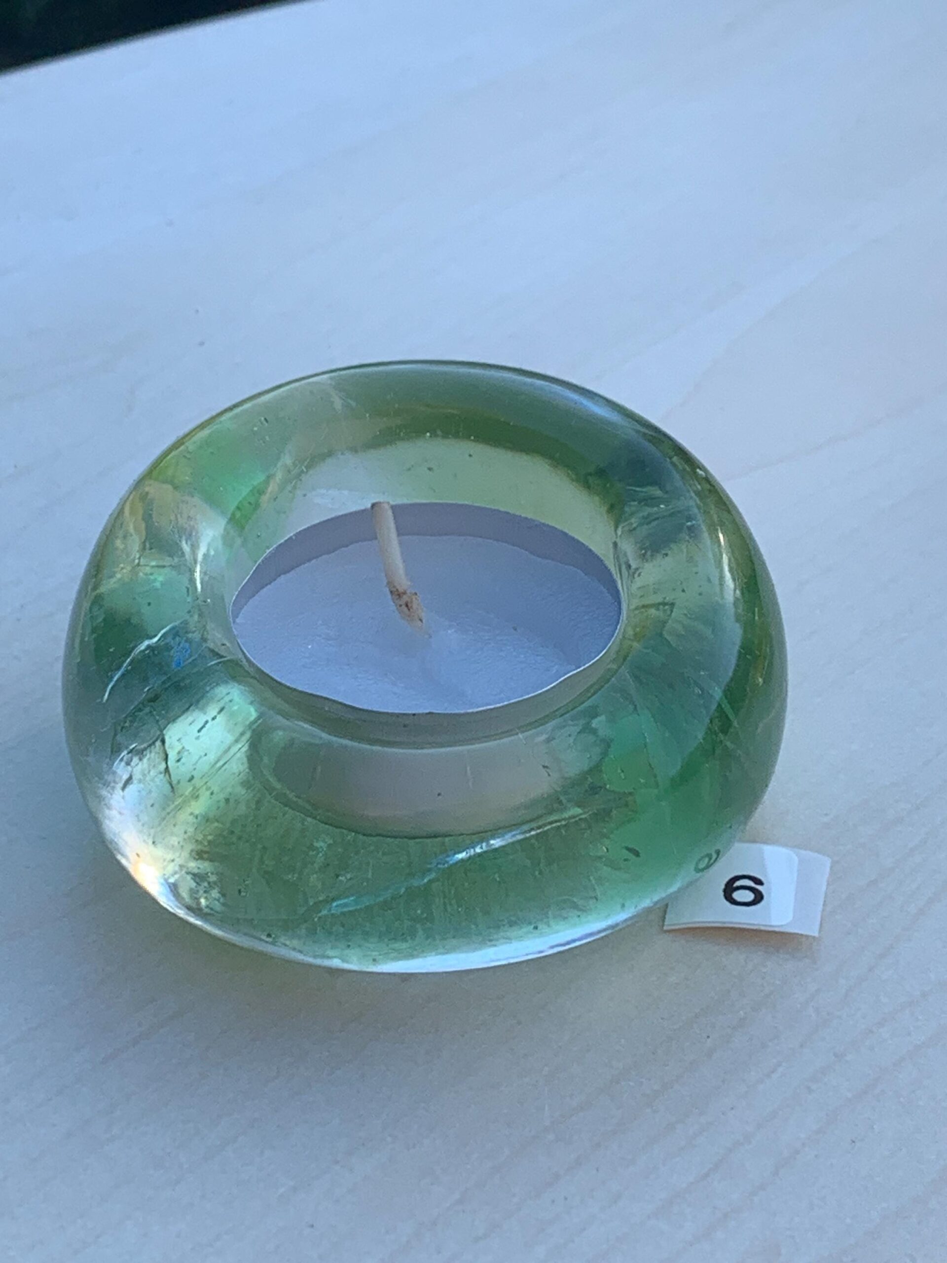 Handgemachter Teelichthalter, Teelicht – Unikat, Geschenk individuelles Design und stimmungsvolle Deko Blume – Bild 9