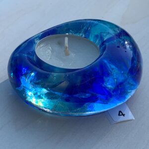 Handgemachter Teelichthalter, Teelicht – Unikat, Geschenk individuelles Design und stimmungsvolle Deko 4